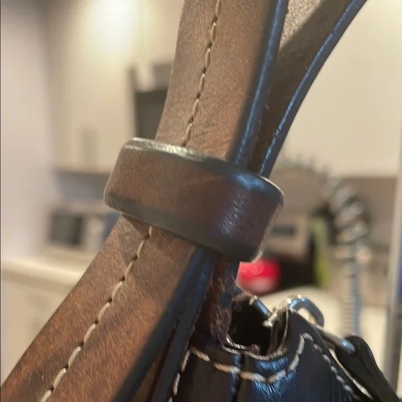 BEAUTY DOONEY & BOURKE BROWN Pebbled Leather Shoulder Bag❗️ - Picture 6 of 17